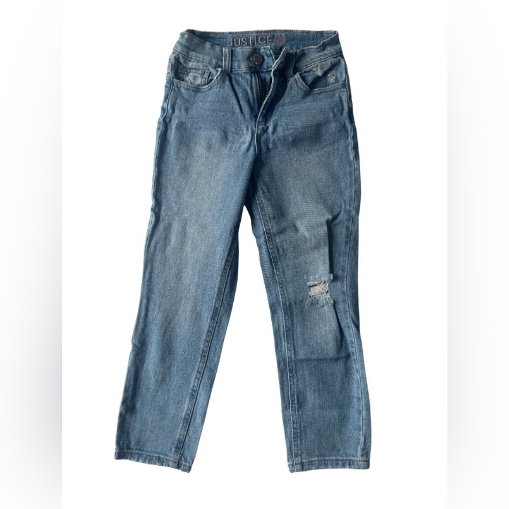 Justice Girls Distressed Slim Jeans